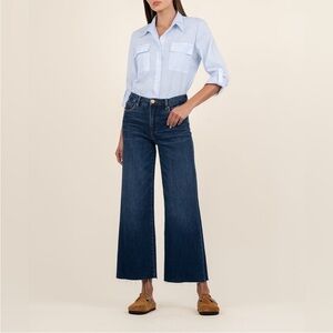 Kut from the Kloth Blue Wide Leg Jeans